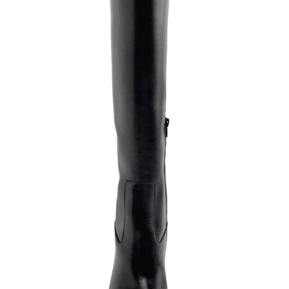 ZARA HEELED KNEE HIGH BOOTS BLACK SIZE 6.5 | 1002/013 - Picture 4 of 11